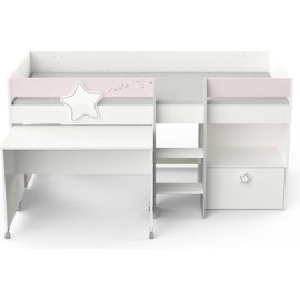 Hoogslaper met bureau 90 x 200 cm Stellar 