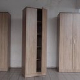 Opbergkast  60cm met 2 deuren en 4 legplanken - sonoma eik